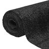 vidaXL Gazon artificiel 1 x 25 m / 7-9 mm Noir