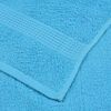 vidaXL Serviettes de douche FROGN 2 pcs turquoise 70x140cm 360 g/m&sup2;