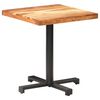 vidaXL Table de bistro Carr&eacute;e 70x70x75 cm Bois d'acacia massif