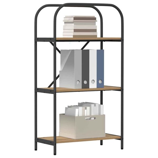 vidaXL &Eacute;tag&egrave;re Ch&ecirc;ne artisanal 60 x 30 x 109 cm Bois d'ing&eacute;nierie
