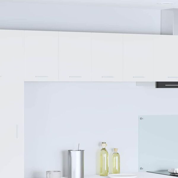 vidaXL Armoire suspendue 2 pcs Blanc 60 x 31 x 40 cm Bois d'ing&eacute;nierie