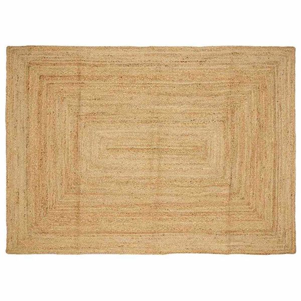 vidaXL Tapis de zone Beige 200 x 290 cm Jute