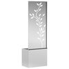 vidaXL &Eacute;cran de confidentialit&eacute; de jardin Argent&eacute; 50 x 32 x 150 cm