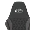 vidaXL Chaise de jeu Noir et gris Similicuir