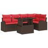 vidaXL Ensemble de canap&eacute; de jardin 6 pc 5-Nombre de places