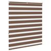 vidaXL Store z&egrave;bre marron 120x150cm largeur du tissu 115,9cm polyester