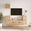 vidaXL Ensemble de meubles TV 5 pcs Ch&ecirc;ne sonoma Bois d'ing&eacute;nierie