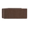 vidaXL Lit d'auto pour chien Marron 90x60 cm Aspect de lin