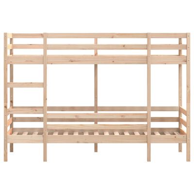 vidaXL Lit superposé sans matelas 90x190 cm bois de pin massif