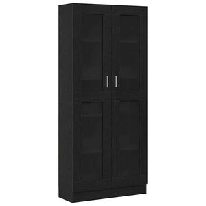 vidaXL Biblioth&egrave;que Ch&ecirc;ne noir 82,5 x 30,5 x 185 cm Bois d'ing&eacute;nierie