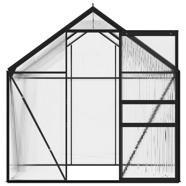 vidaXL Serre Anthracite Aluminium 2,47 m&sup2;