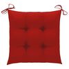 vidaXL Chaises de jardin lot de 8 avec coussins Bois de teck massif