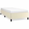 vidaXL Cadre de lit sans matelas cr&egrave;me 80x200 cm similicuir