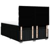 vidaXL Sommier &agrave; lattes de lit avec matelas Noir 160x200 cm Tissu