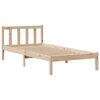 vidaXL Lit biblioth&egrave;que sans matelas 90x190 cm bois de pin massif