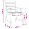 vidaXL Ensemble &agrave; manger de jardin 5 pcs Bois d'acacia solide
