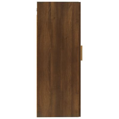 vidaXL Armoire murale Chêne marron 35x34x90 cm Bois d'ingénierie