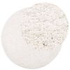 vidaXL Tapis shaggy PAMPLONA poils longs moderne cr&egrave;me &Oslash; 100 cm