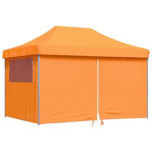 vidaXL Tente de r&eacute;ception pliable escamotable avec 4 parois lat&eacute;rales