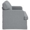 vidaXL Canap&eacute; Gris clair 144 x 80 x 85 cm tissu