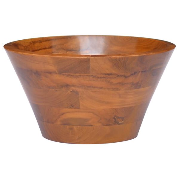 vidaXL Lavabo Bois de teck massif &Phi;40x20 cm