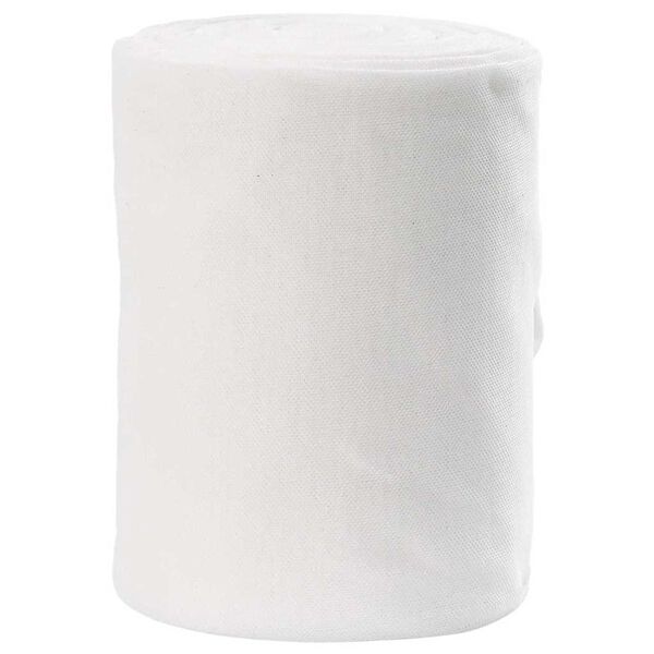 vidaXL Tuyau de Drain Blanc 16 x 2000 cm tissu