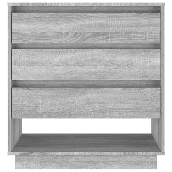 vidaXL Buffet Sonoma gris 70x41x75 cm Bois d'ing&eacute;nierie