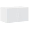 vidaXL Armoire murale blanc 70x42,5x40 cm bois d'ing&eacute;nierie