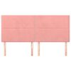 vidaXL T&ecirc;te de lit Rose 160x5x118/128 cm Velours