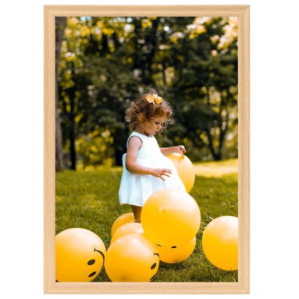 vidaXL Collage de cadres photo 5 pcs de mur table Ch&ecirc;ne clair 70x90 cm