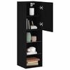 vidaXL Ensemble meuble TV 2 pcs Ch&ecirc;ne noir 30,5 x 30 x 102 cm