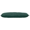 vidaXL Coussin de Dos Vert fonc&eacute; 100 x 50 cm Tissu en velours c&ocirc;tel&eacute;