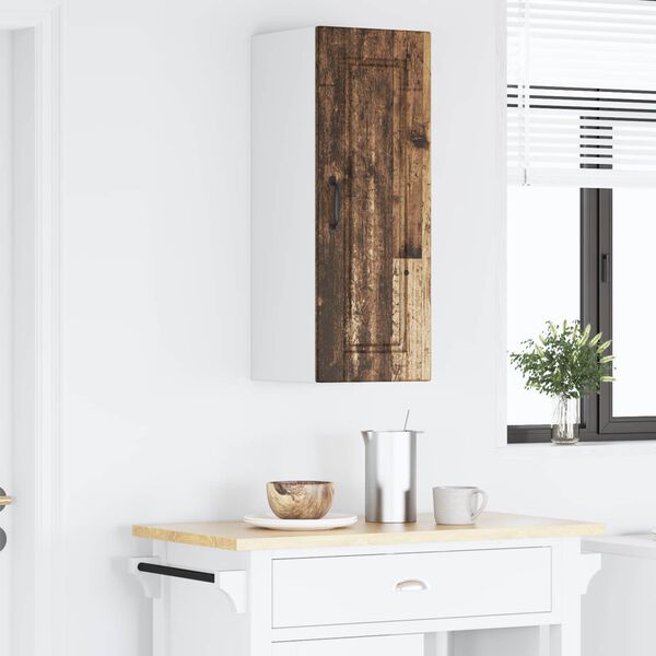 vidaXL Armoire de cuisine avec &eacute;tag&egrave;re Bois ancien 30 x 31 x 80 cm