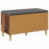 vidaXL Banc d'entr&eacute;e avec coussin Bois ancien 60 x 38 x 46 cm