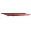 vidaXL Auvent r&eacute;tractable Orange et marron 600 &times; 300 cm