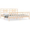 vidaXL Cadre de lit sans matelas bois massif de pin