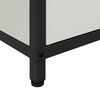 vidaXL Rangement de cuisine avec &eacute;tag&egrave;re Blanc 60 x 50 x 92 cm Acier