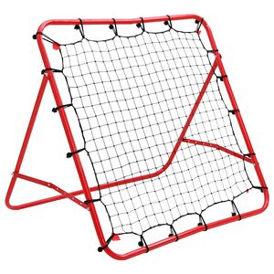 vidaXL Filet de rebond de football r&eacute;glable 100x100 cm