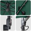 vidaXL Parasol de jardin Vert 248,5 x 247,5 x 160 cm