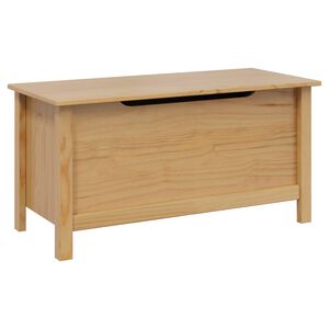 vidaXL Bo&icirc;te de rangement Hill Marron miel 90 x 40 x 45 cm