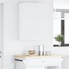 vidaXL Armoire suspendue Blanc 30 x 31 x 80 cm Bois d'ing&eacute;nierie