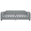 vidaXL Lit de repos sans matelas gris clair 90x190 cm tissu