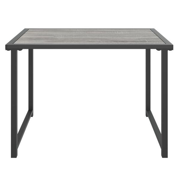 vidaXL Table de jardin anthracite 55x40x37 cm acier