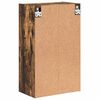 vidaXL Cabinet de salle de bain Ch&ecirc;ne fum&eacute; 39 x 23,5 x 65 cm