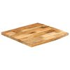 vidaXL Dessus de table 40x40x3,8 cm bord vif bois massif manguier brut