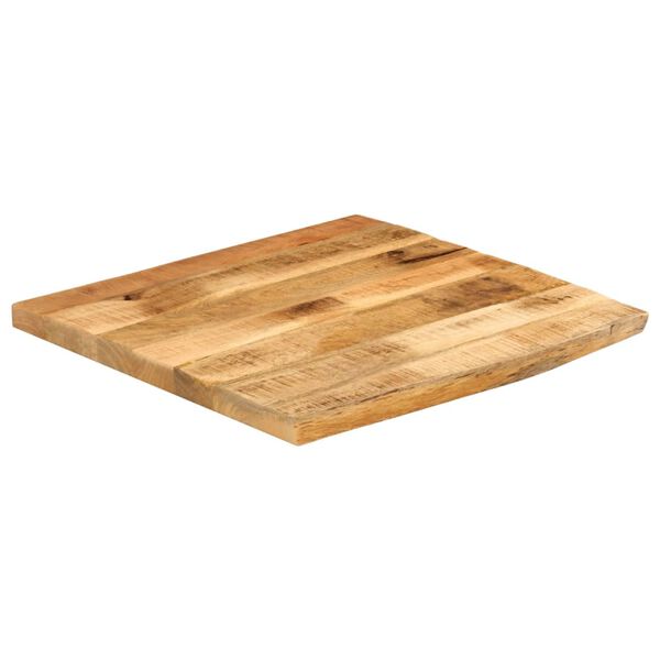 vidaXL Dessus de table 40x40x3,8 cm bord vif bois massif manguier brut