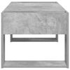 vidaXL Table basse Gris b&eacute;ton 110 x 50 x 41 cm Bois d'ing&eacute;nierie