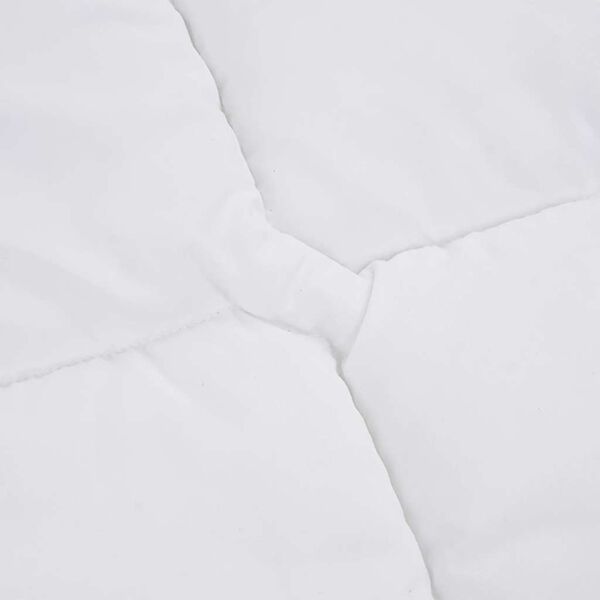 vidaXL Prot&egrave;ge-matelas blanc 160x220 cm