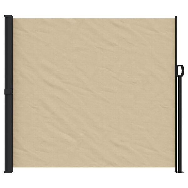 vidaXL Auvent lat&eacute;ral r&eacute;tractable beige 180x300 cm