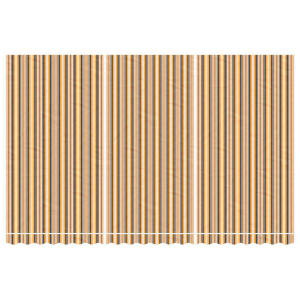 vidaXL Tissu de remplacement pour auvent rayures multicolores 5x3 m